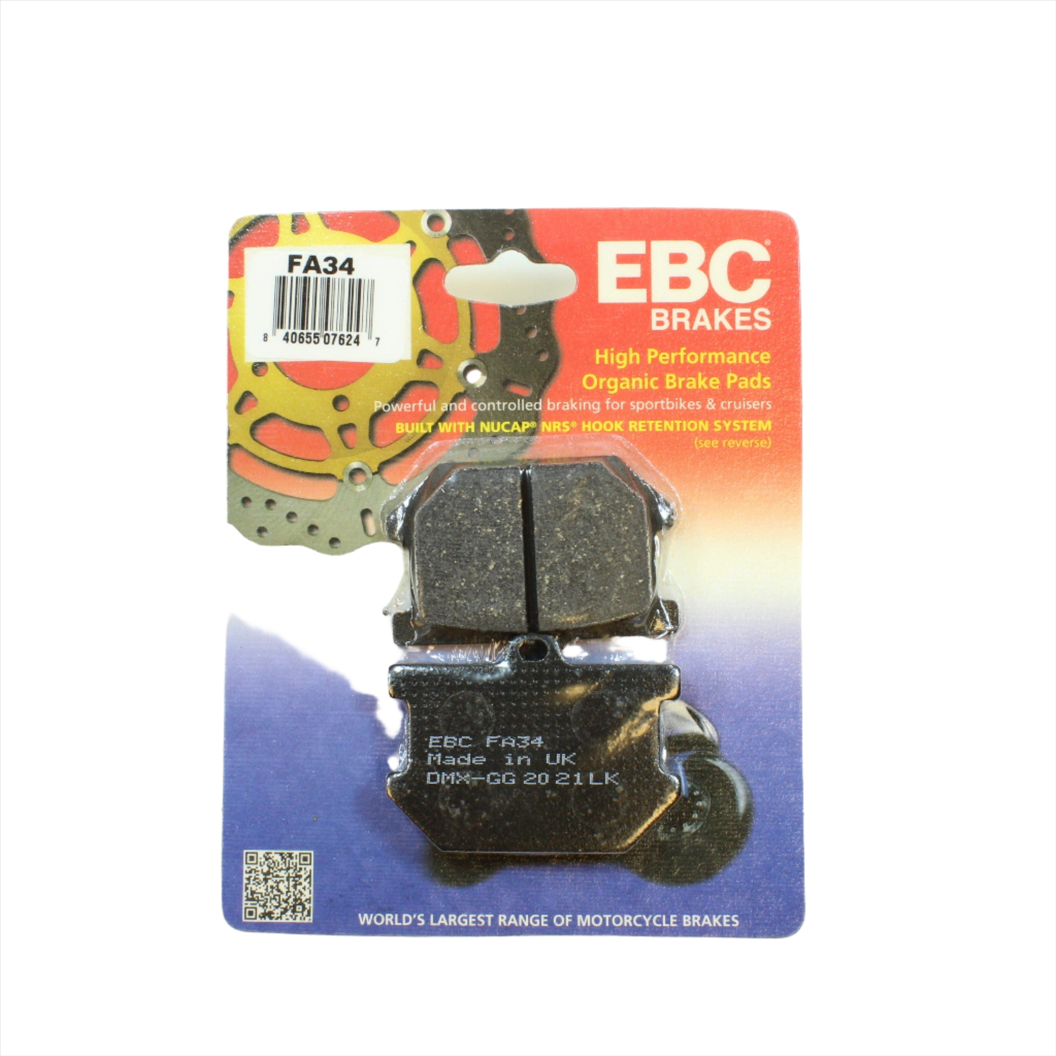 EBC Brake Pads Organic  for 1978-1981 Yamaha XS1100-Front