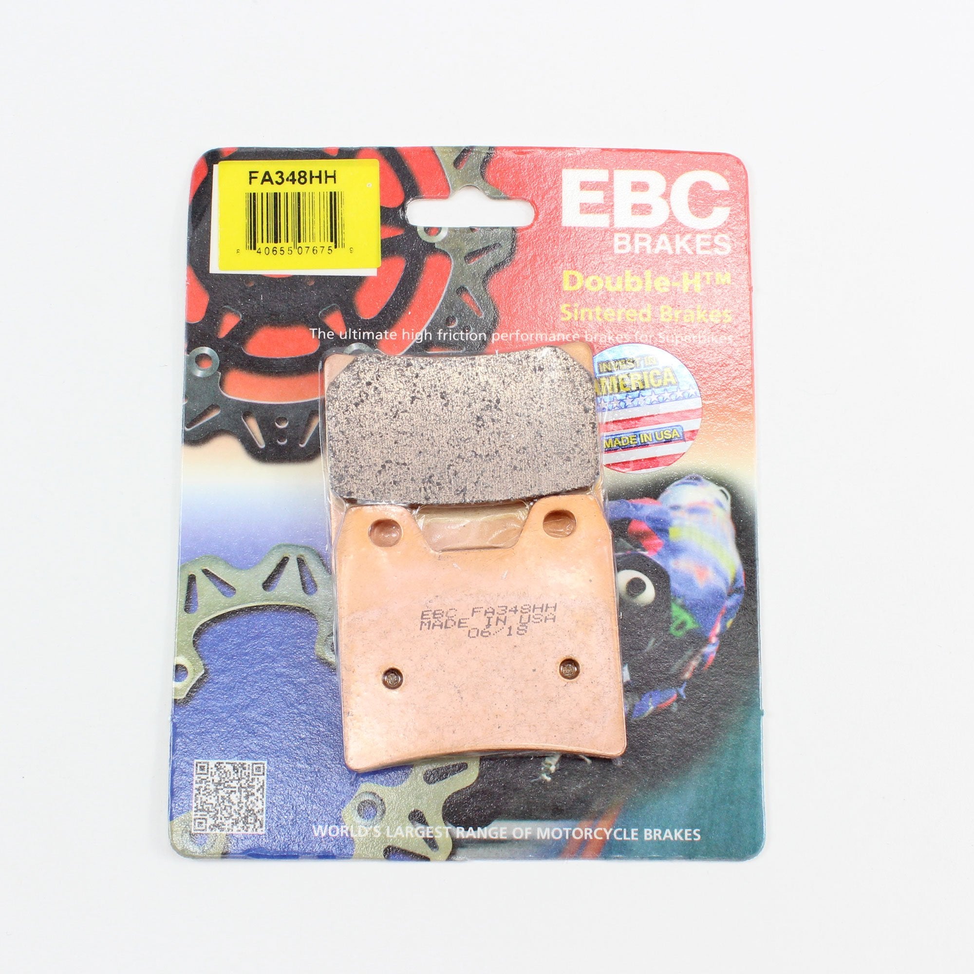 Brakecrafters Brake Pads EBC FA348HH Rated Sintered Brake Pads - 1 Pair