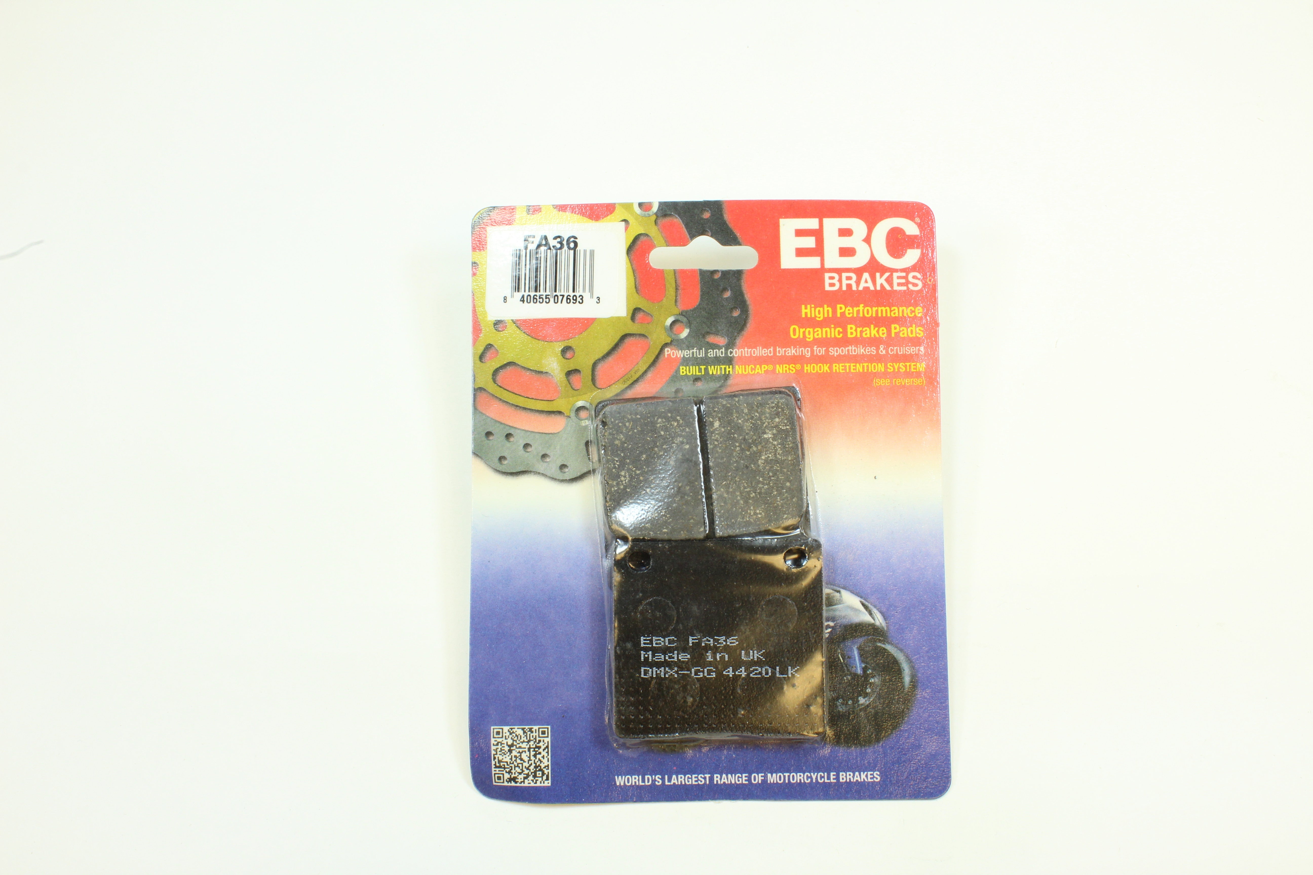 EBC Brake Pads Organic  for 2016-2018 Kawasaki Ninja ZX14R:ZX1400 ABS SE-Rear