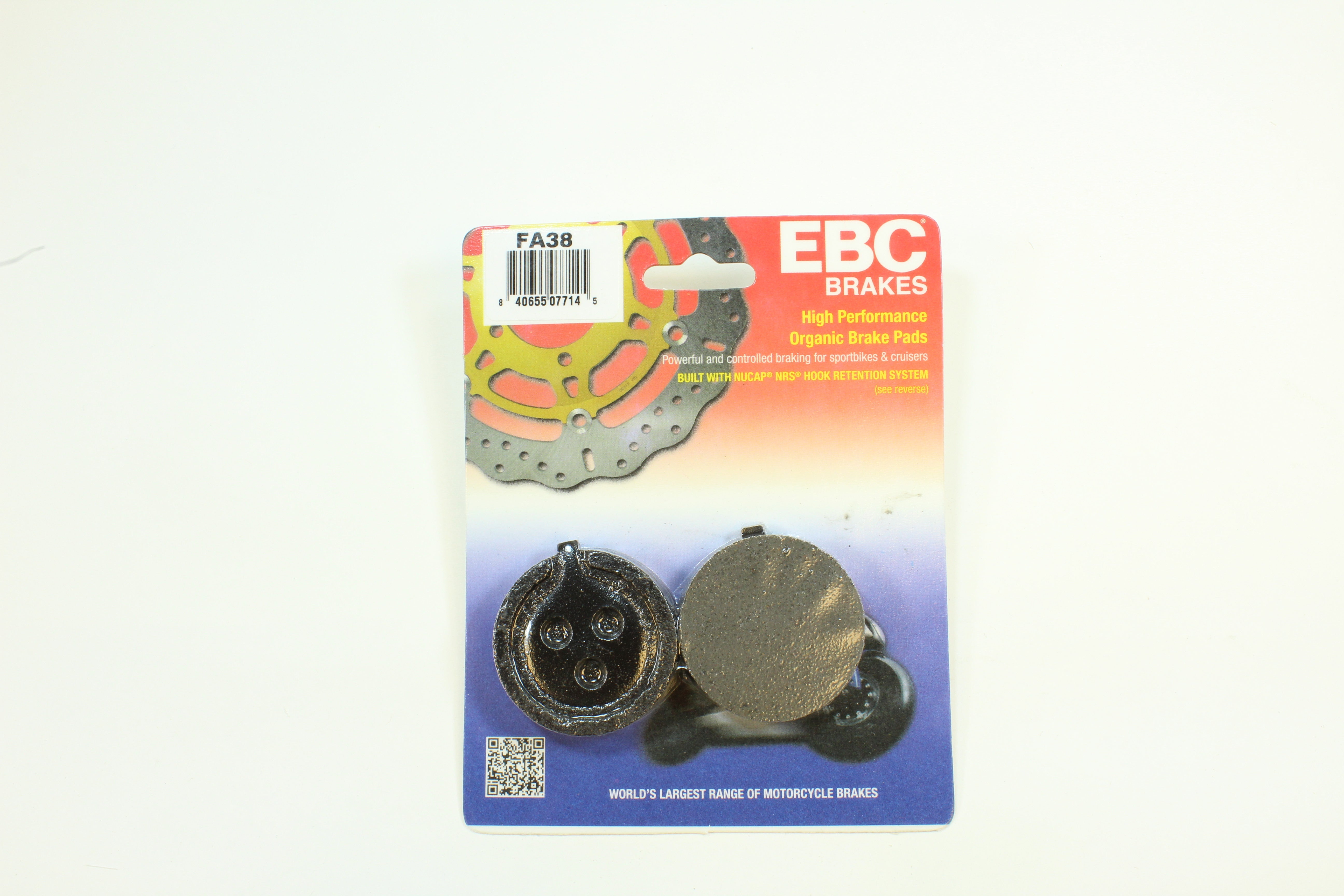 EBC Brake Pads Organic  for 2016-2018 Kawasaki Ninja ZX14R:ZX1400 ABS SE-Rear