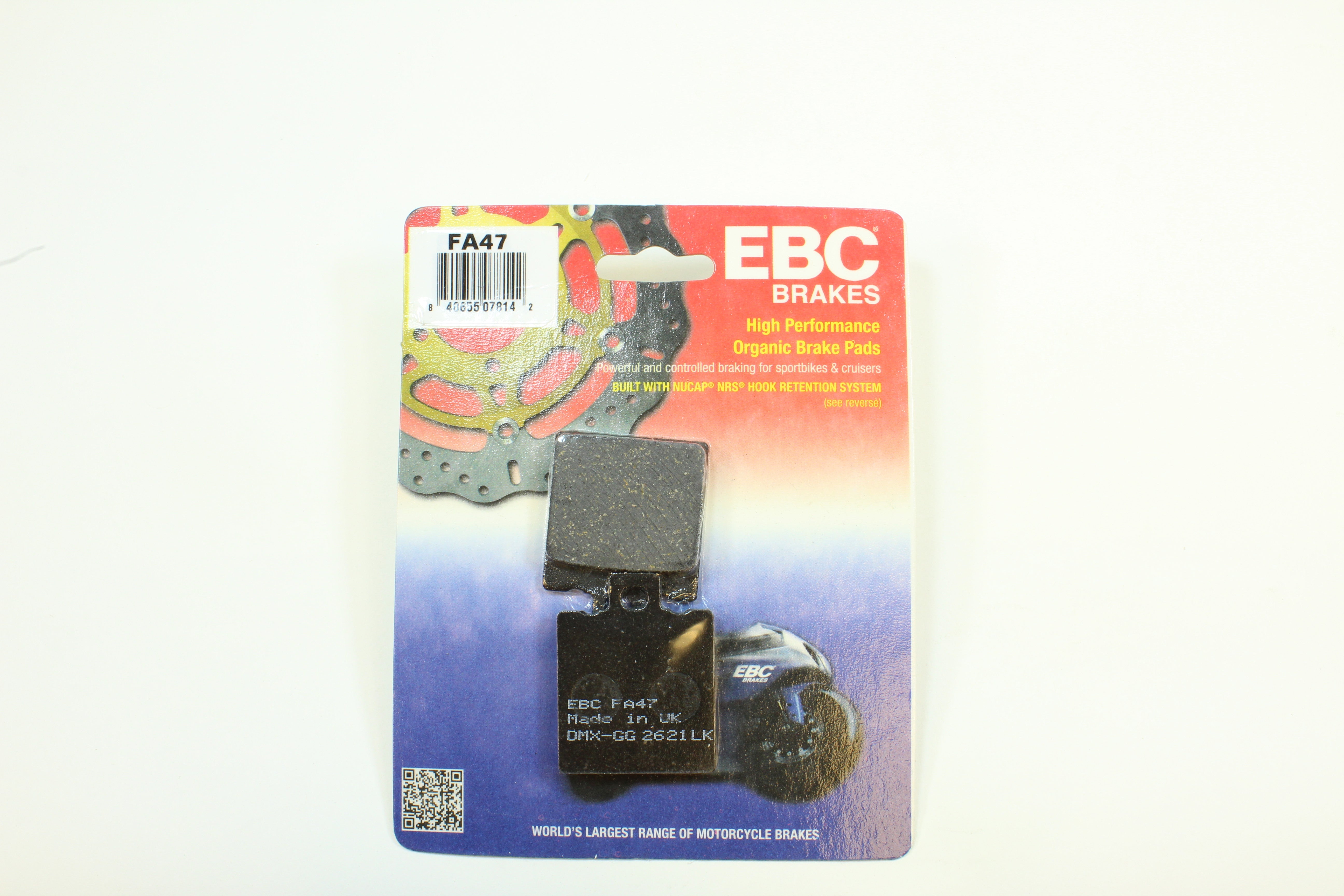 EBC FA47 Performance Organic Rear Brake Pads For Brembo Calipers