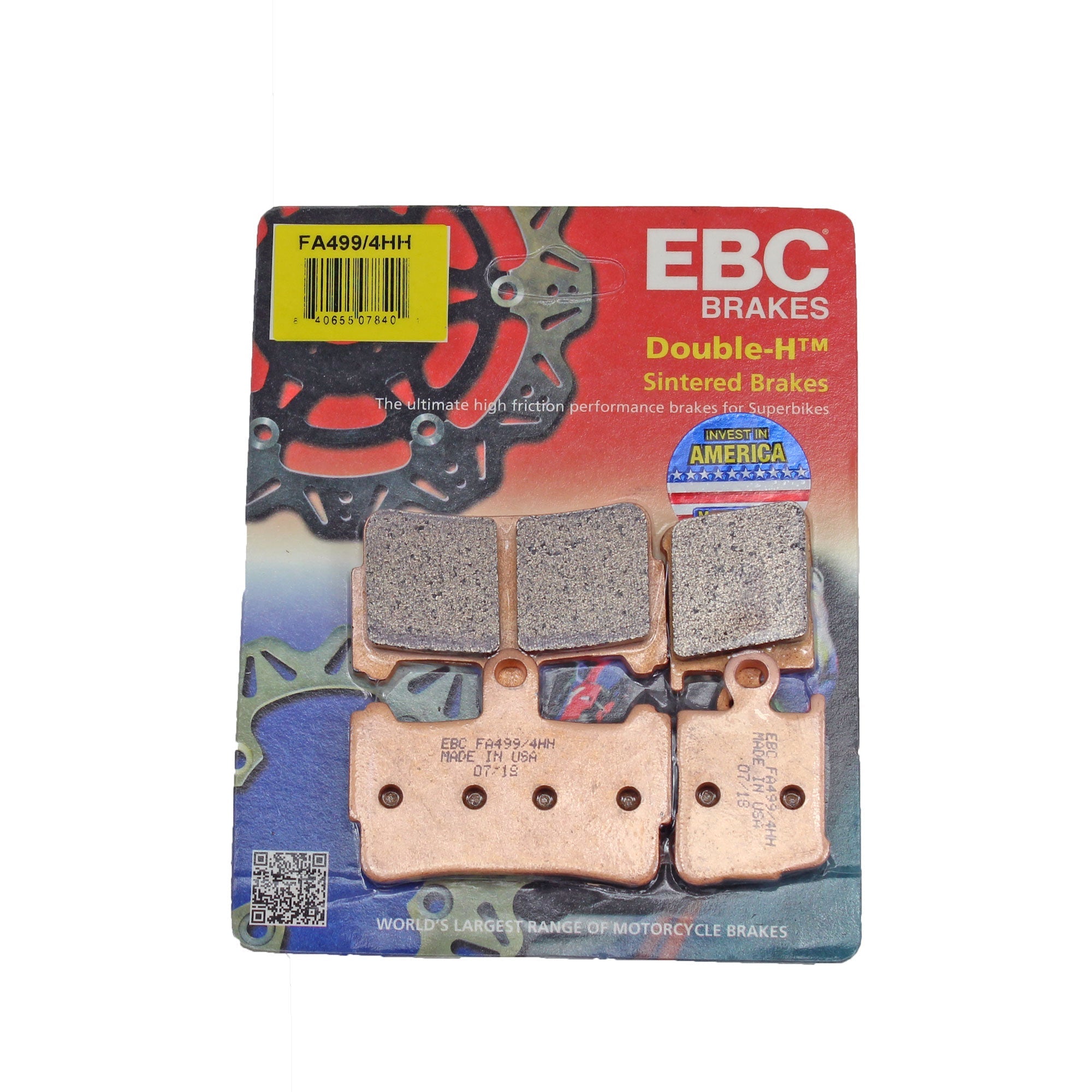 EBC Brake Pads Sintered for 2010-2013 Honda VFR1200FD:ABS DCT-Front