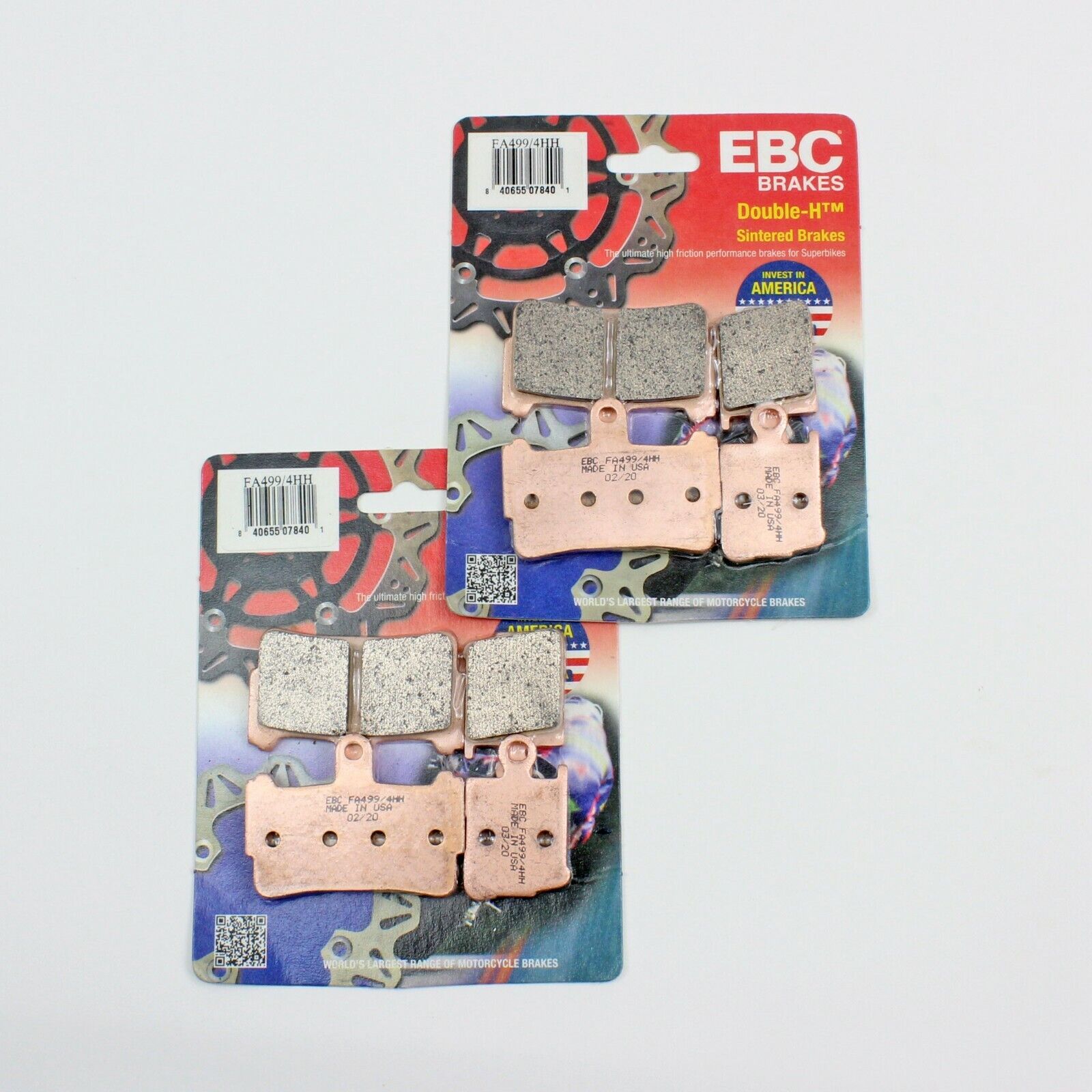 EBC Brake Pad Set Sintered for 2010-2013 Honda VFR1200F:ABS-Front