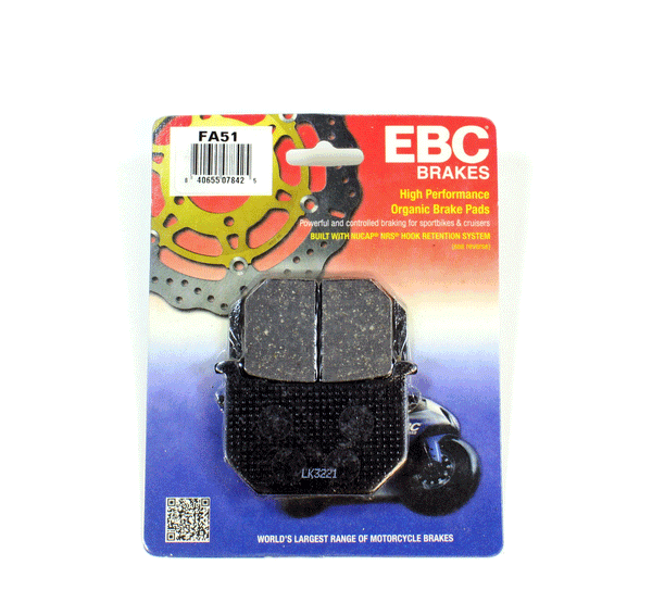 Caltric Front & Rear Brake Pads For 1985-1986 Suzuki GV1200 Madura & GV1200GL Motorcycles - High Heat Resistant