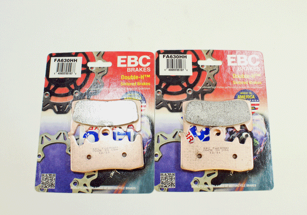 EBC Brake Pad Set Sintered for 2015 Aprilia Caponord 1200:Travel Pack ABS-Front - 2 Pair