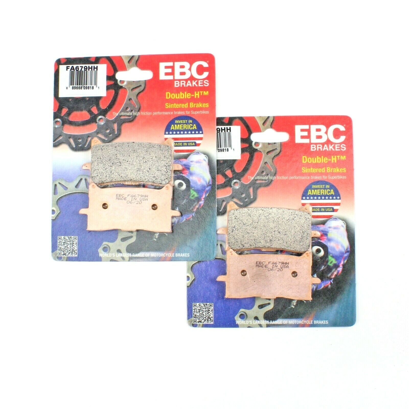 EBC Brake Pad Set Sintered for 2016-2017 Honda CRF1000L:Africa Twin-Front