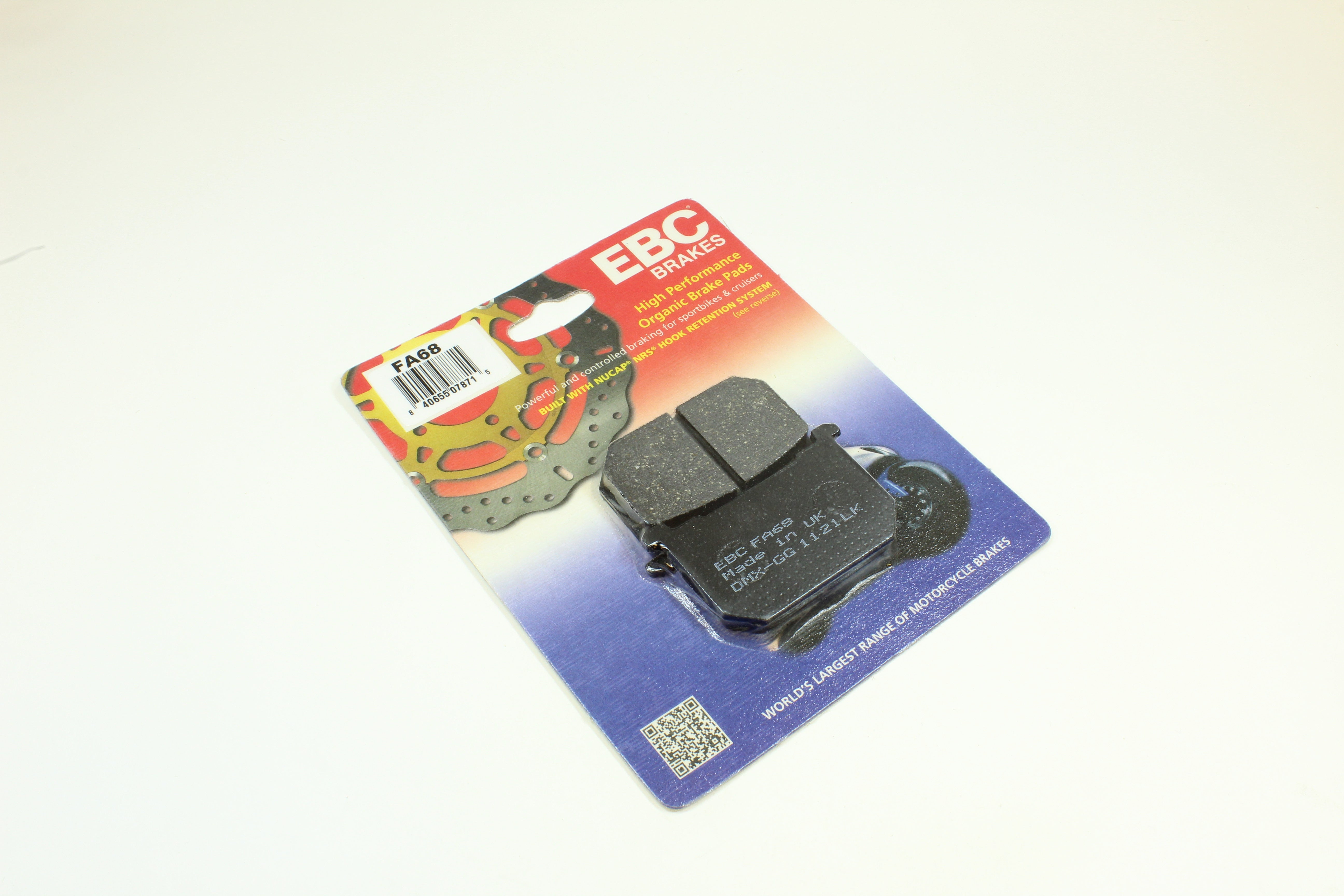 EBC FA68 Performance Organic Rear Brake Pads