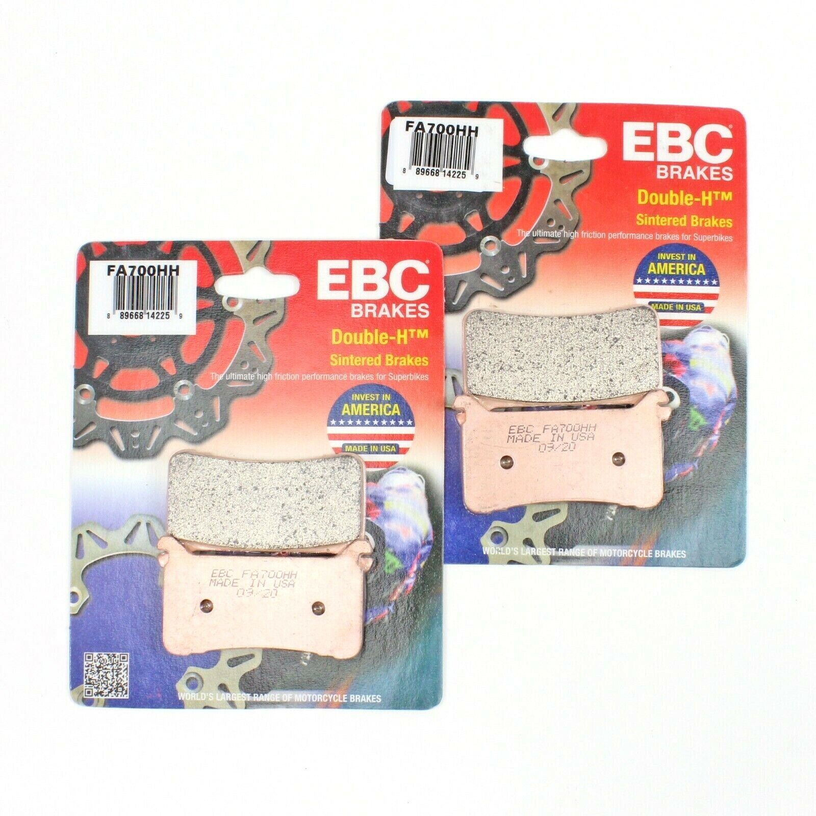 EBC Brake Pad Set Sintered for 2018-2020 Honda CBR600RR-Front