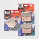 Front & Rear EBC FA700HHx2 & FA436HHx1 Rated Sintered Brake Pads-3 Pair-2