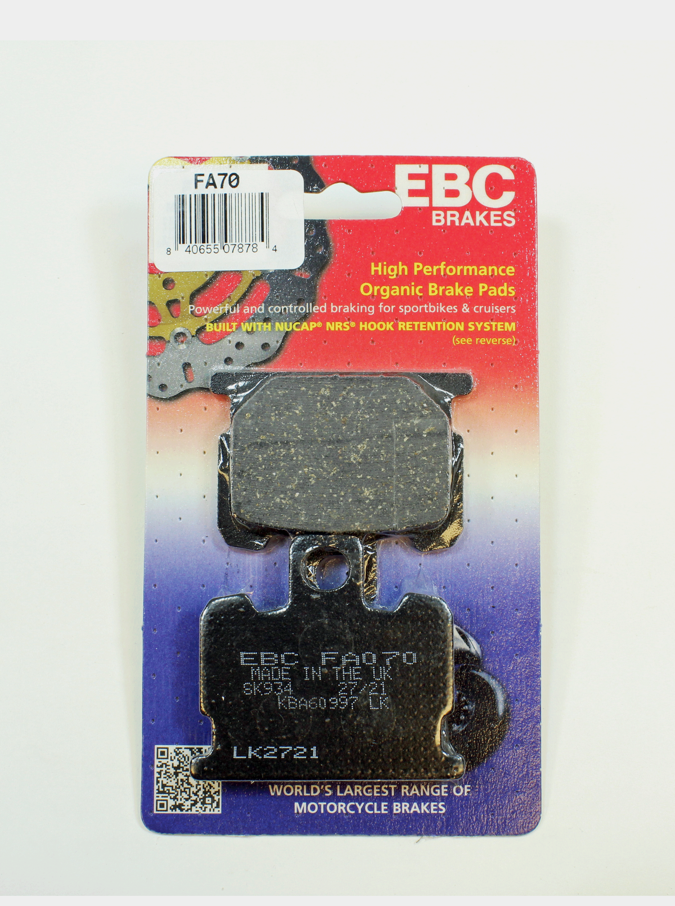 EBC Brake Pads Organic  for 1981-1983 Yamaha Maxim 550:XJ550-Front