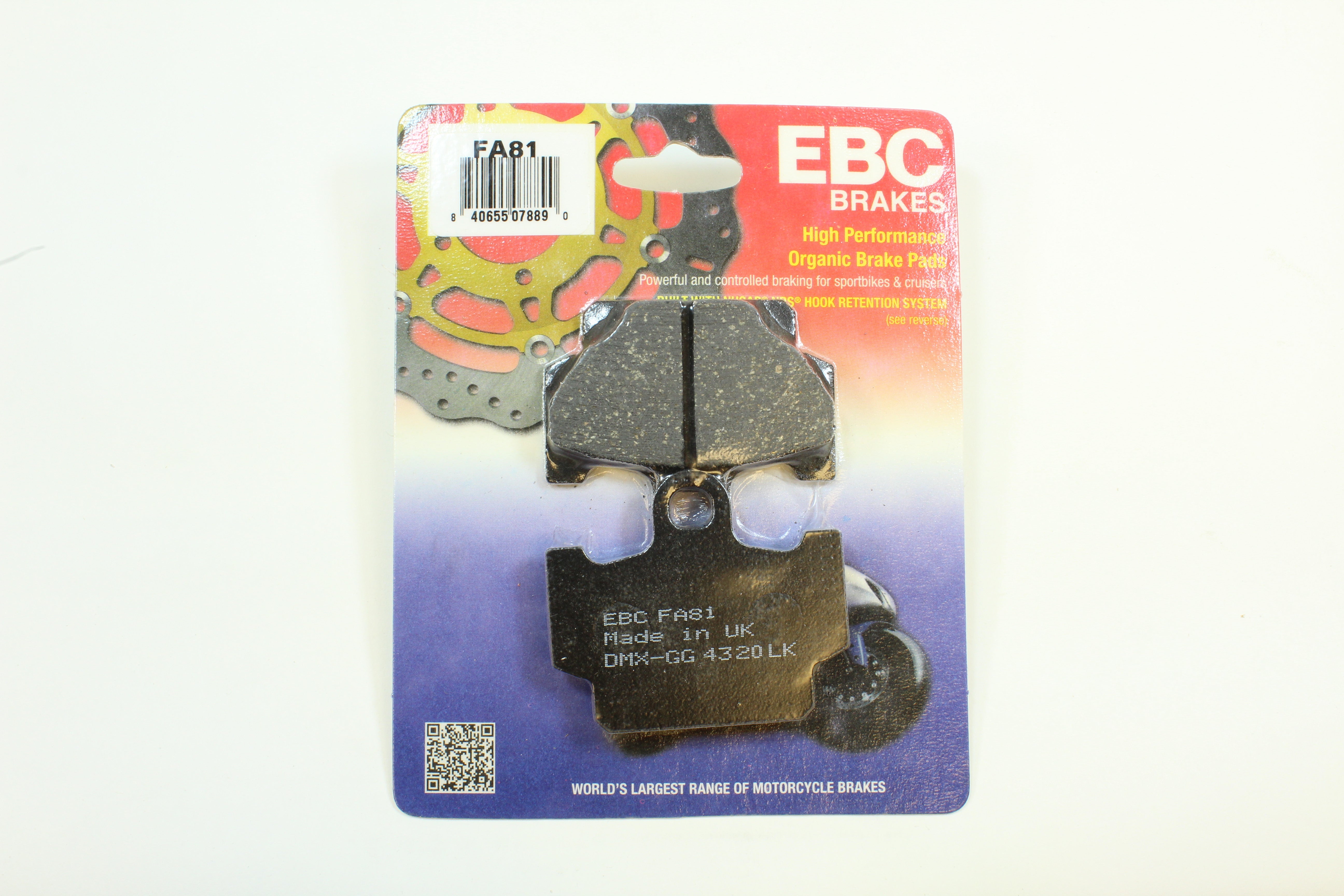 EBC FA81 Performance Organic Front Brake Pads