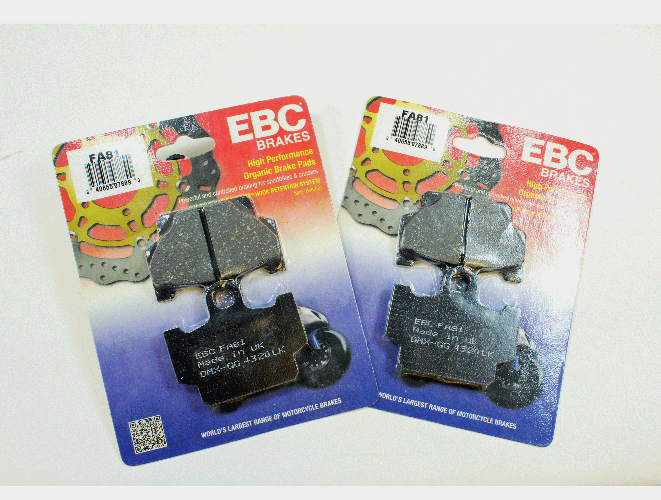 EBC Brake Pad Set Organic for 1982 Yamaha Seca Turbo 650:XJ650L-Front