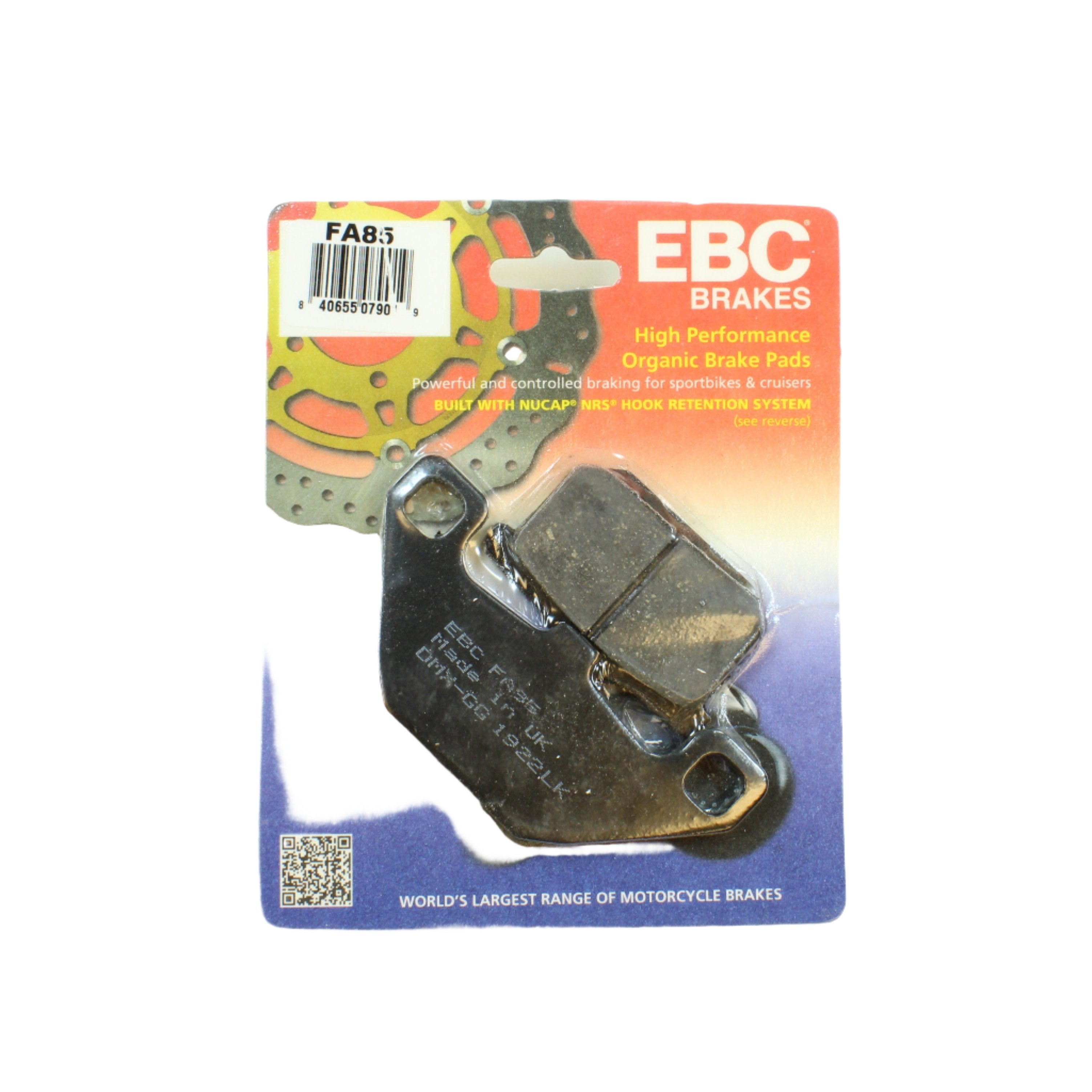 EBC Brake Pads Organic  for 1984-1985 Kawasaki GPz750:ZX750E Turbo-Front