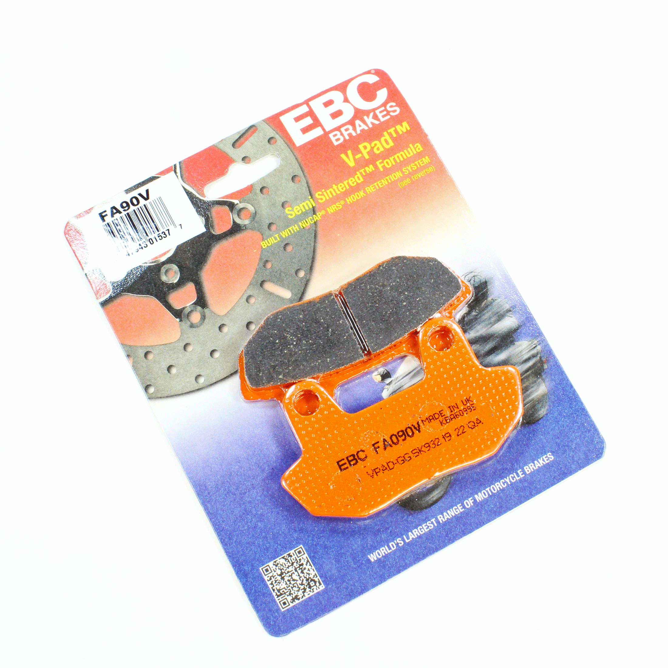 Brakecrafters Brake Pads EBC FA90V SEMI SINTERED FRONT BRAKE PADS