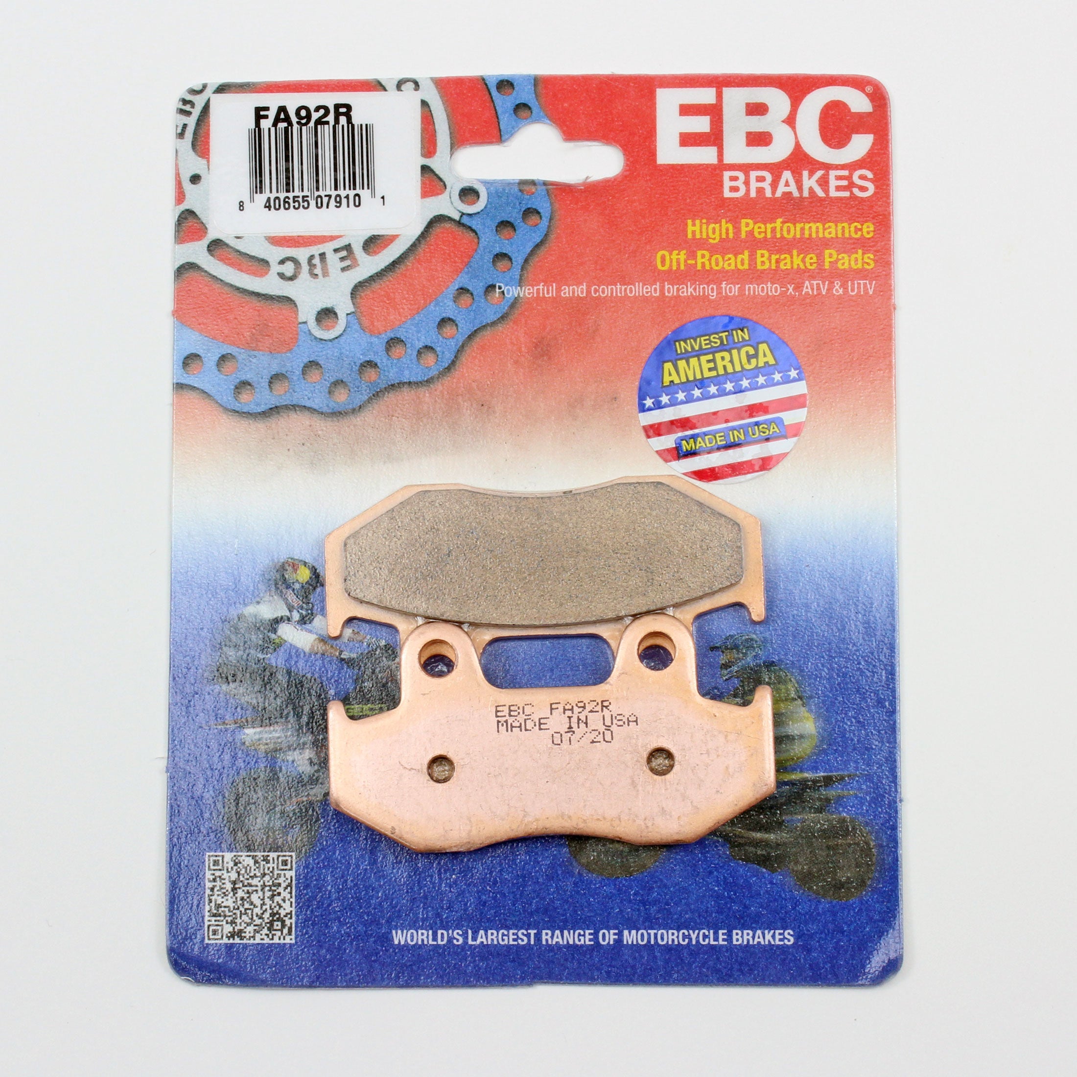 EBC FA92R R Series Brake Pads-1 Pair - 0