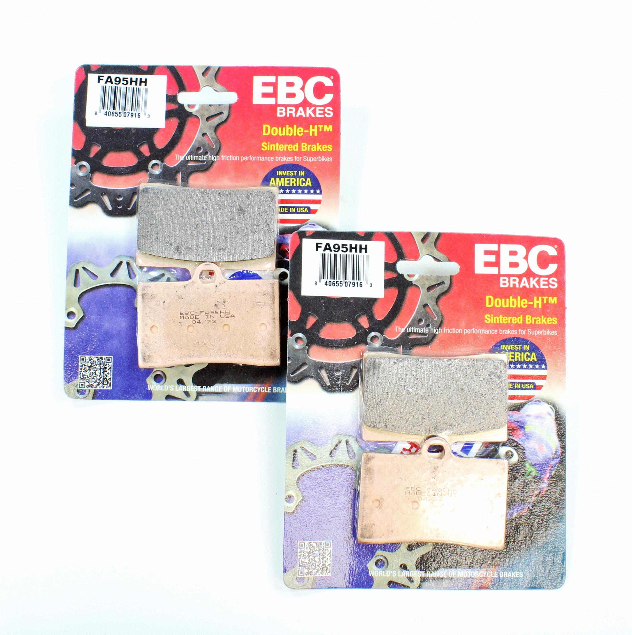 EBC Brake Pads Organic  for 2020 Moto Guzzi MGX-21-Front/Rear