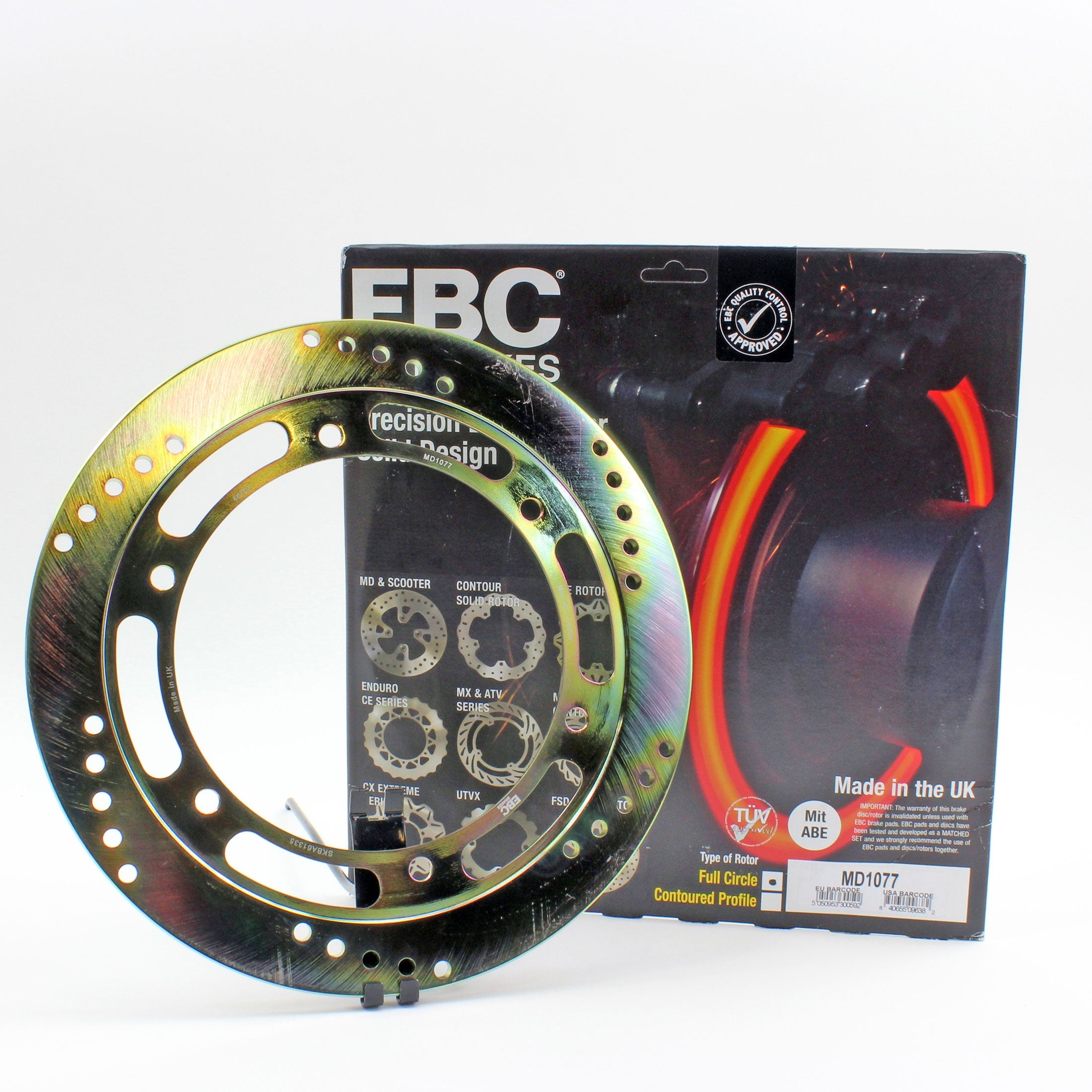 EBC Stainless Steel Rotor for 1995 Honda ST1100:ABS-Rear