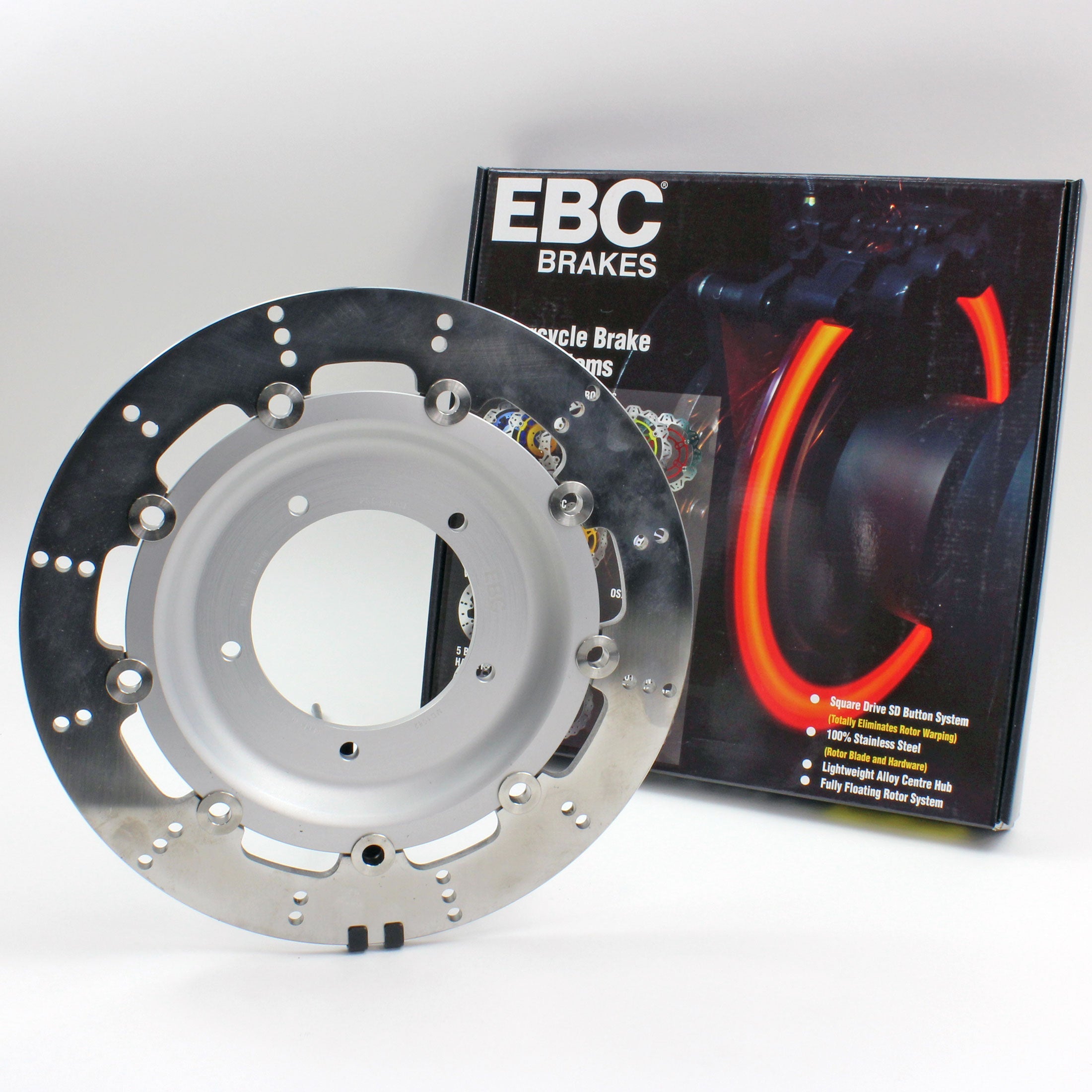 EBC Stainless Steel Rotor for 1986 Honda Goldwing 1200:GL1200SE-Rear