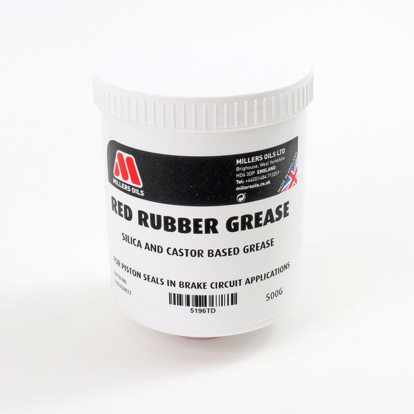Red Rubber Grease for Hydraulic Motorcycle Brake Systems Repair