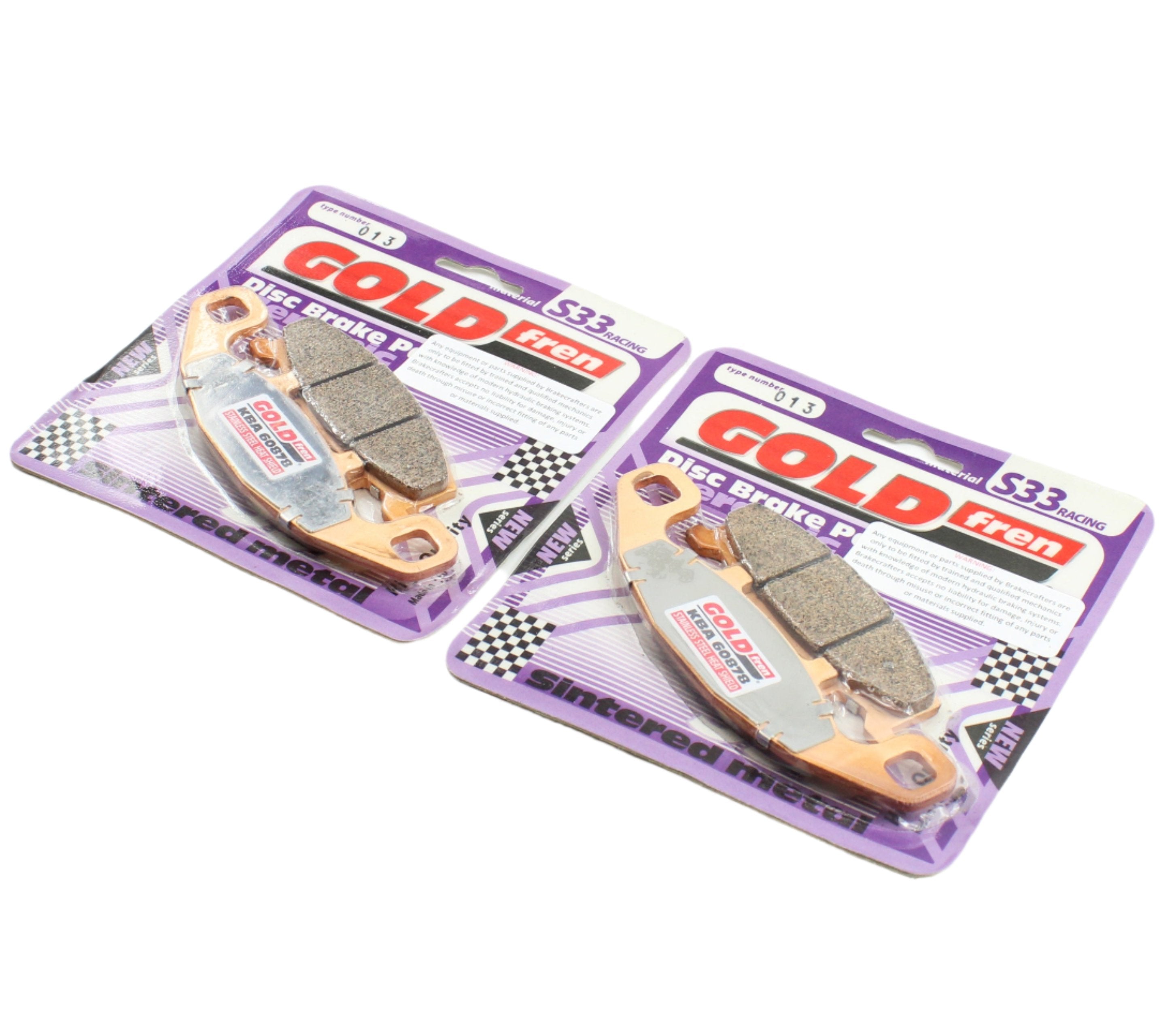 EBC Brake Pads Organic  for 2000-2005 Kawasaki Vulcan 800:VN800E Drifter-Front