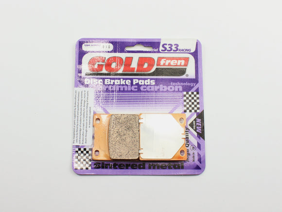 Goldfren S33-016 Ceramic Carbon Rear Brake Pads - 1 Pair