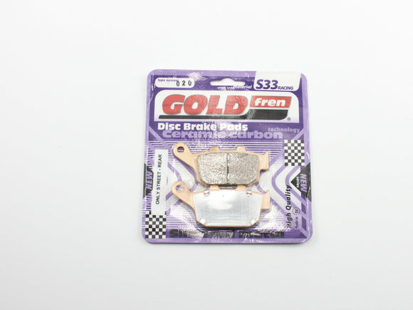 Goldfren S33-020 Ceramic Carbon Front Brake Pads-1 Pair