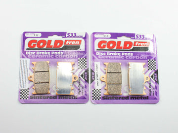 EBC Brake Pads Organic  for 2000-2005 Kawasaki Vulcan 800:VN800E Drifter-Front