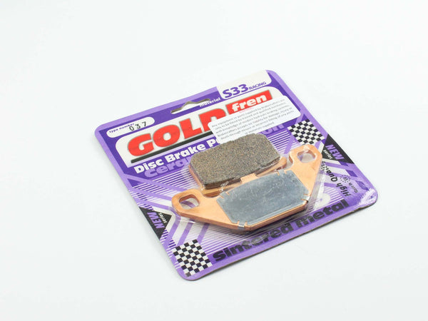 Goldfren S33-037 Ceramic Carbon Front Brake Pads-1 Pair