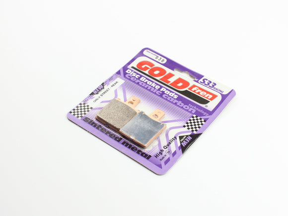 Goldfren S33-038 Ceramic Carbon Rear Brake Pads-1 Pair