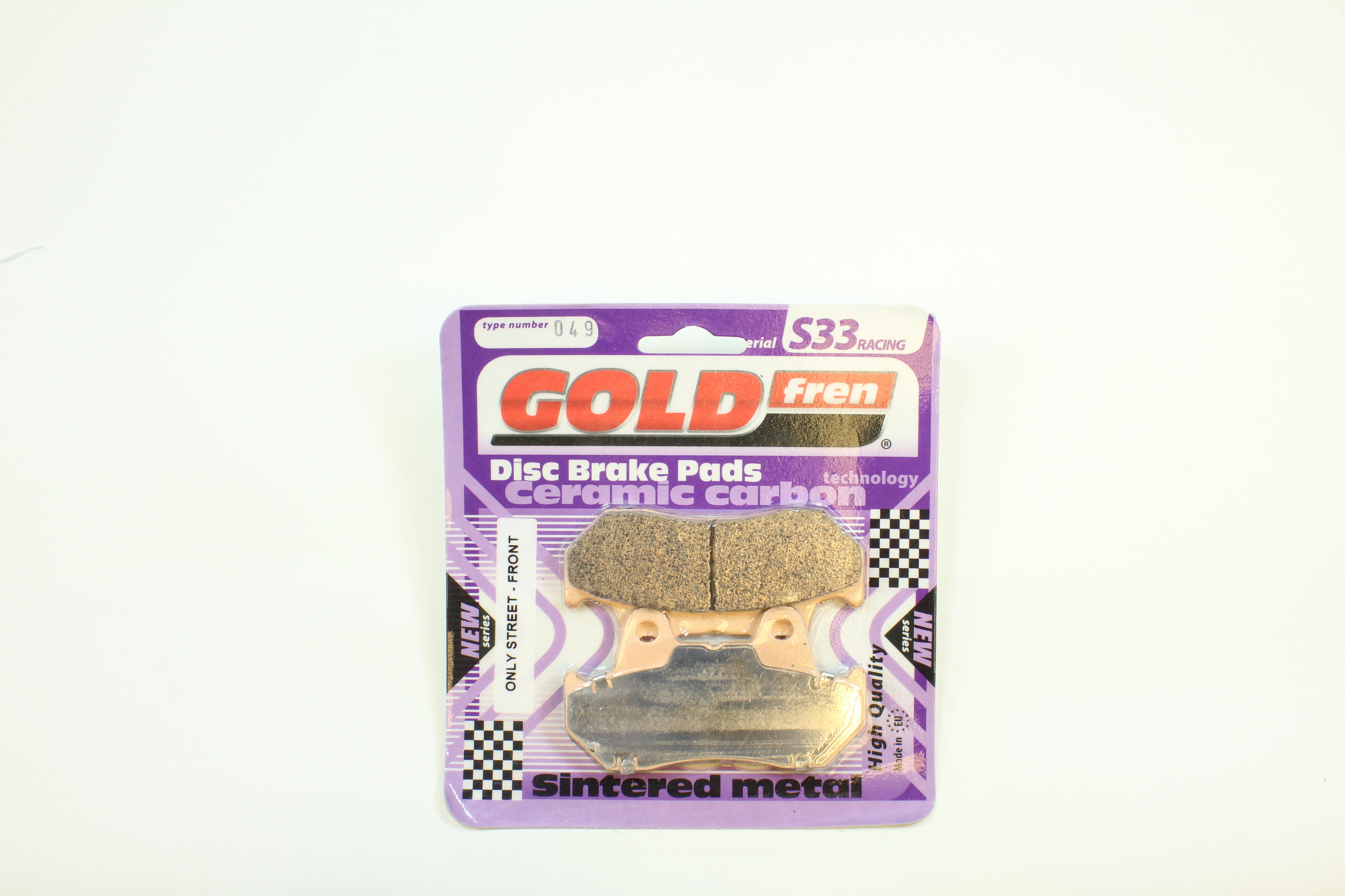 Goldfren S33-049 Ceramic Carbon Front Brake Pads - 1 Pair