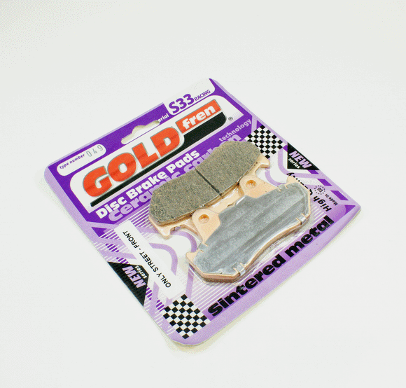 GoldFren Brake Pads S33 Ceramic Carbon  for 1982-1983 Honda Ascot 500:FT500-Rear