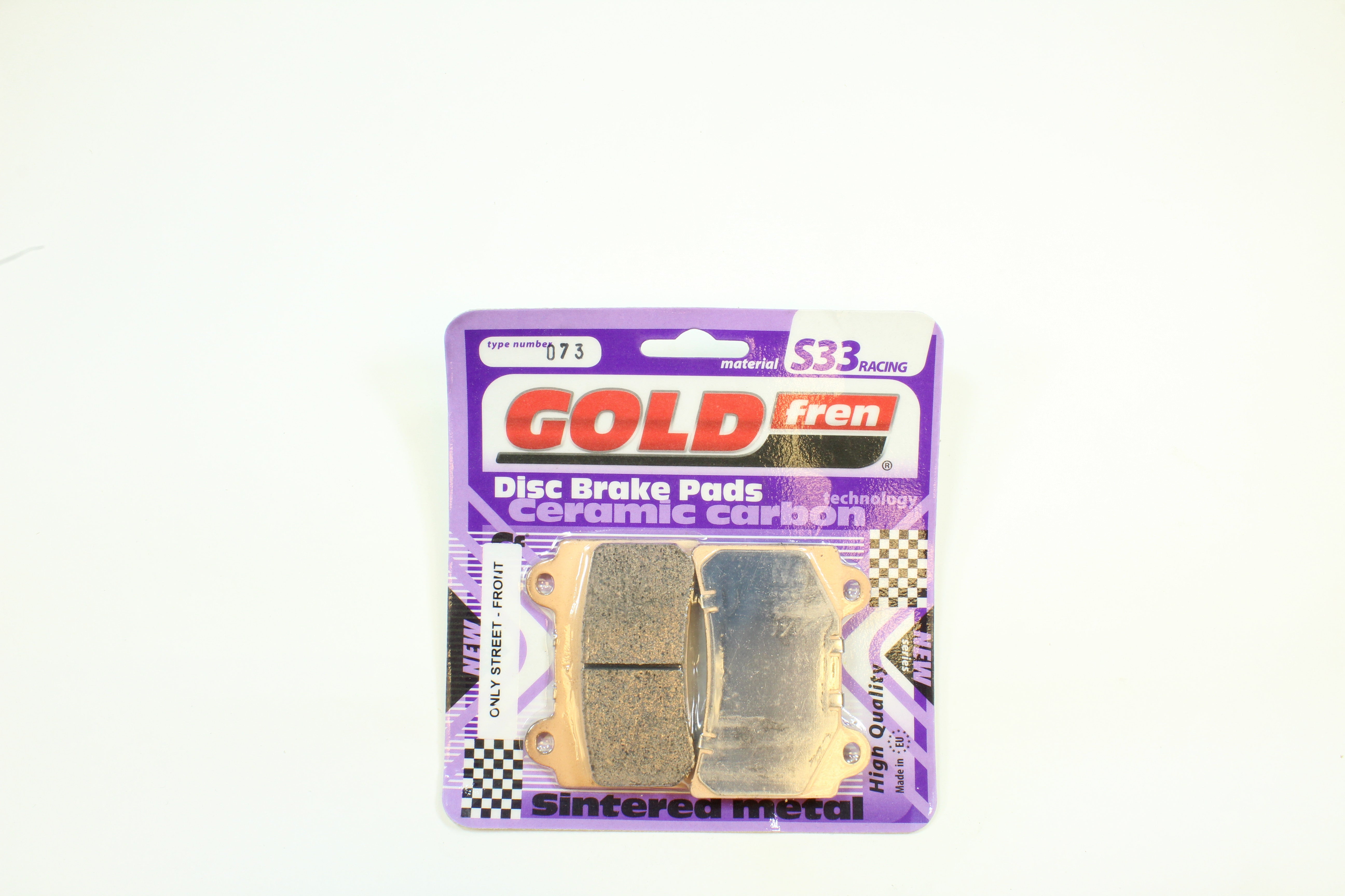 Goldfren S33-073 Ceramic Carbon Front Brake Pads - 1 Pair