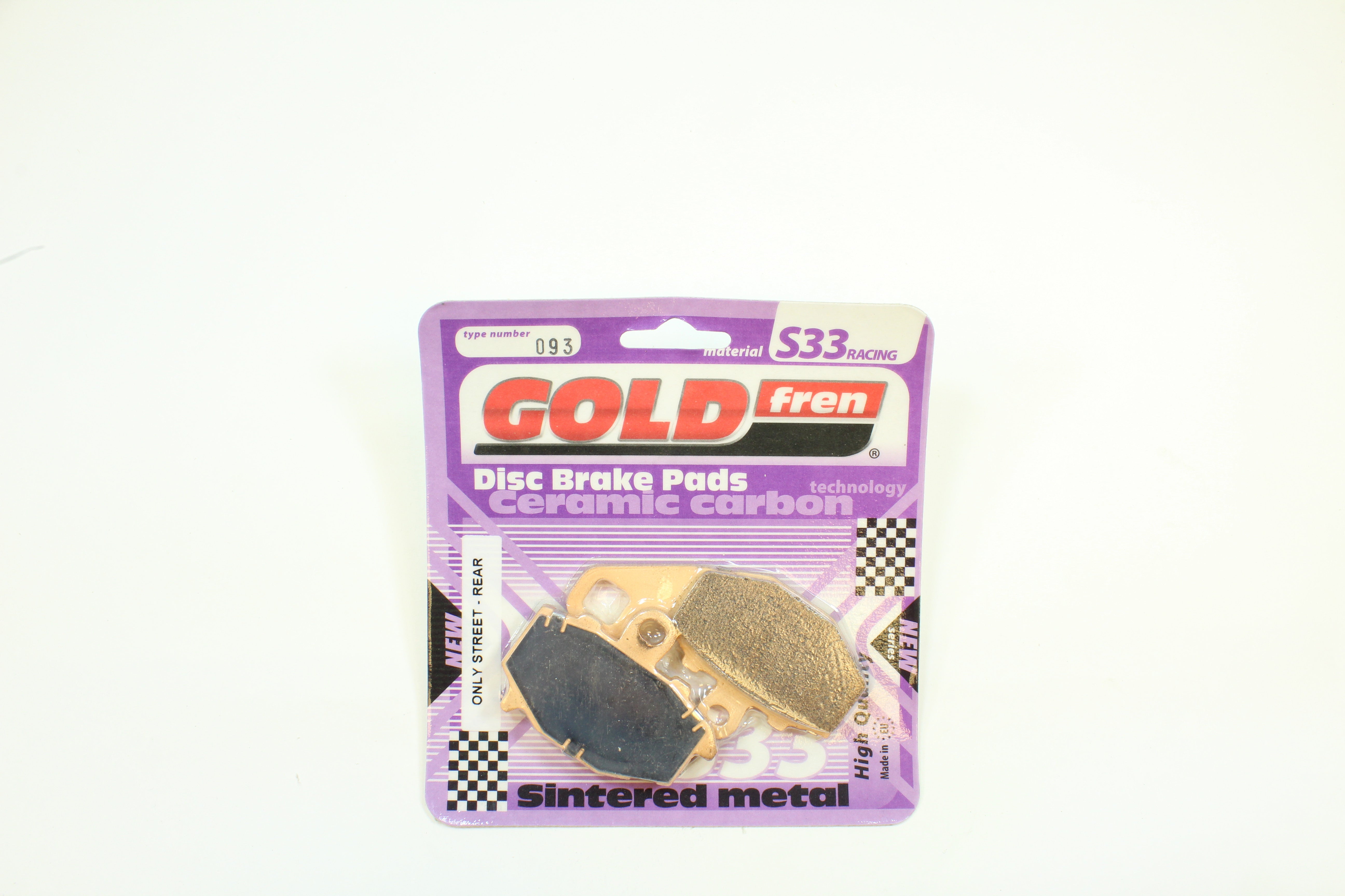 Goldfren S33-093 Ceramic Carbon Rear Brake Pads - 1 Pair