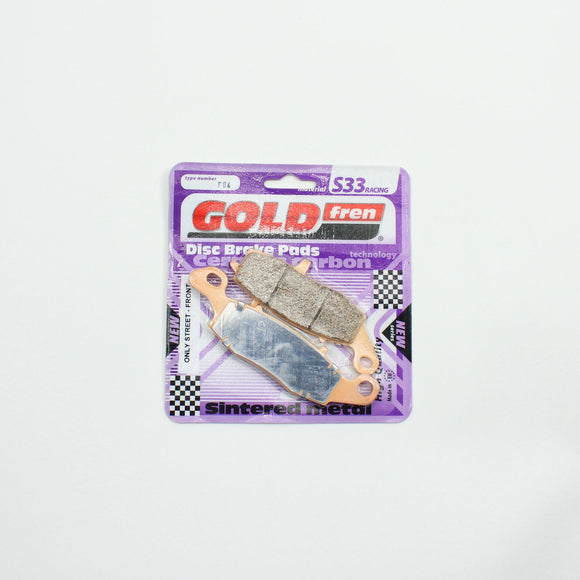 Goldfren S33-104 Ceramic Carbon Front Brake Pads-1 Pair
