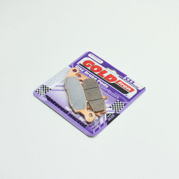 Goldfren S33-124 Ceramic Carbon Rear Brake Pads - 1 Pair