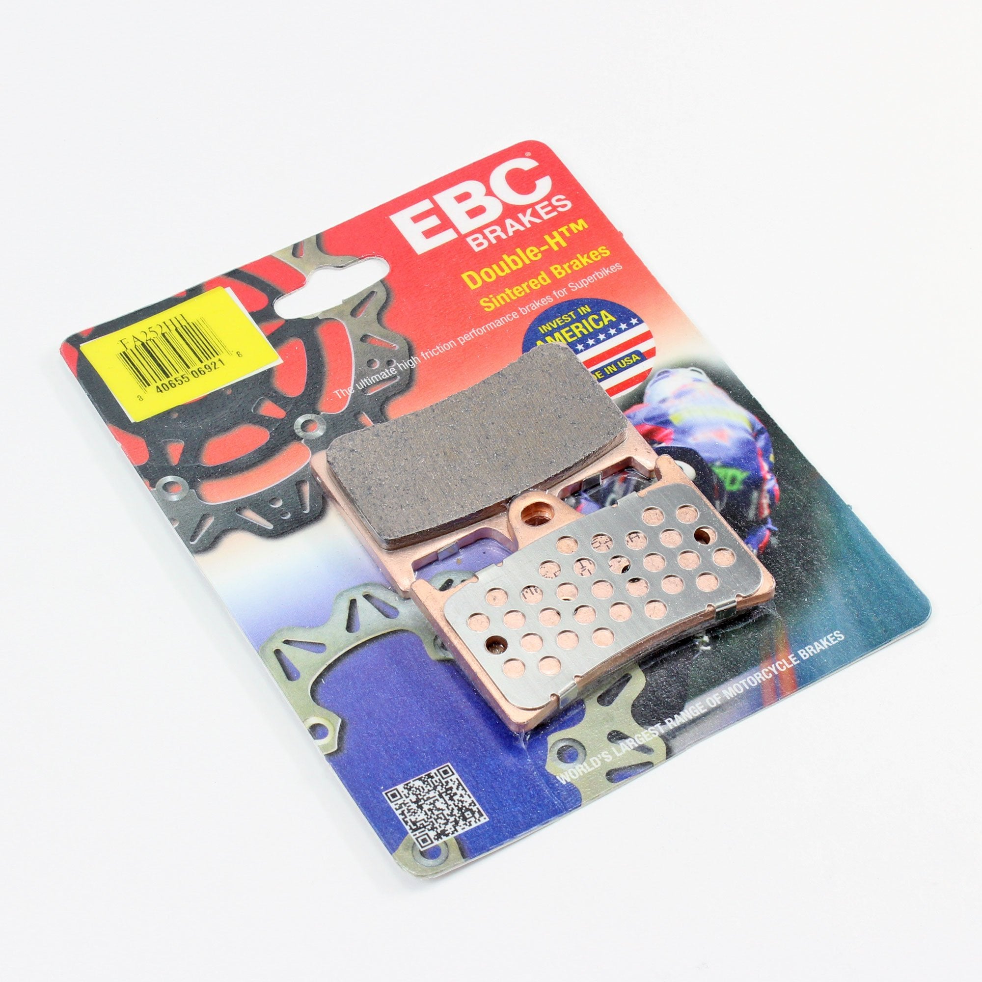 Brakecrafters Brake Pads EBC FA252HH Rated Sintered Brake Pads - 1 Pair