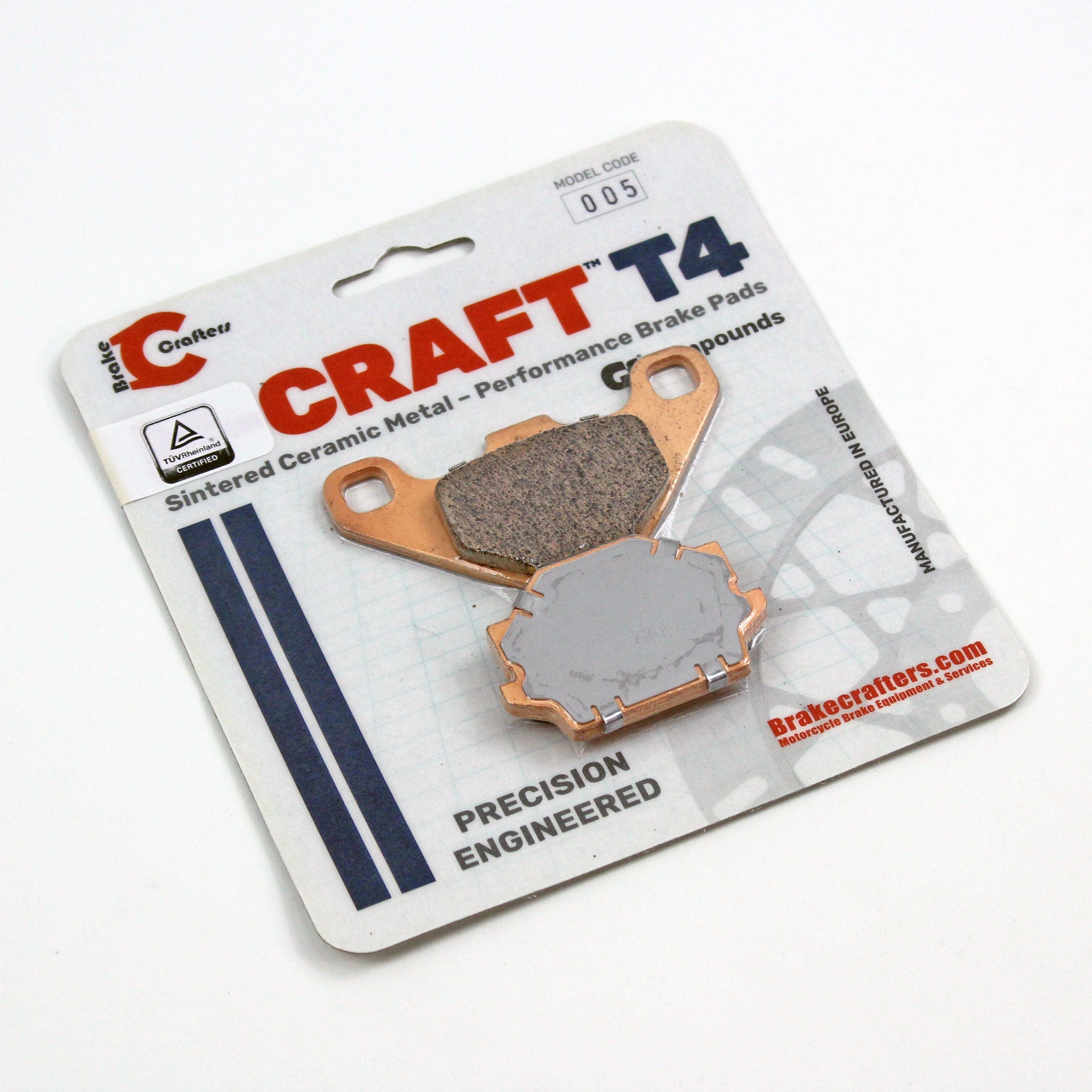 Brake Pads by Craft T4 for 1990-1991 KTM 350:EGS-Front