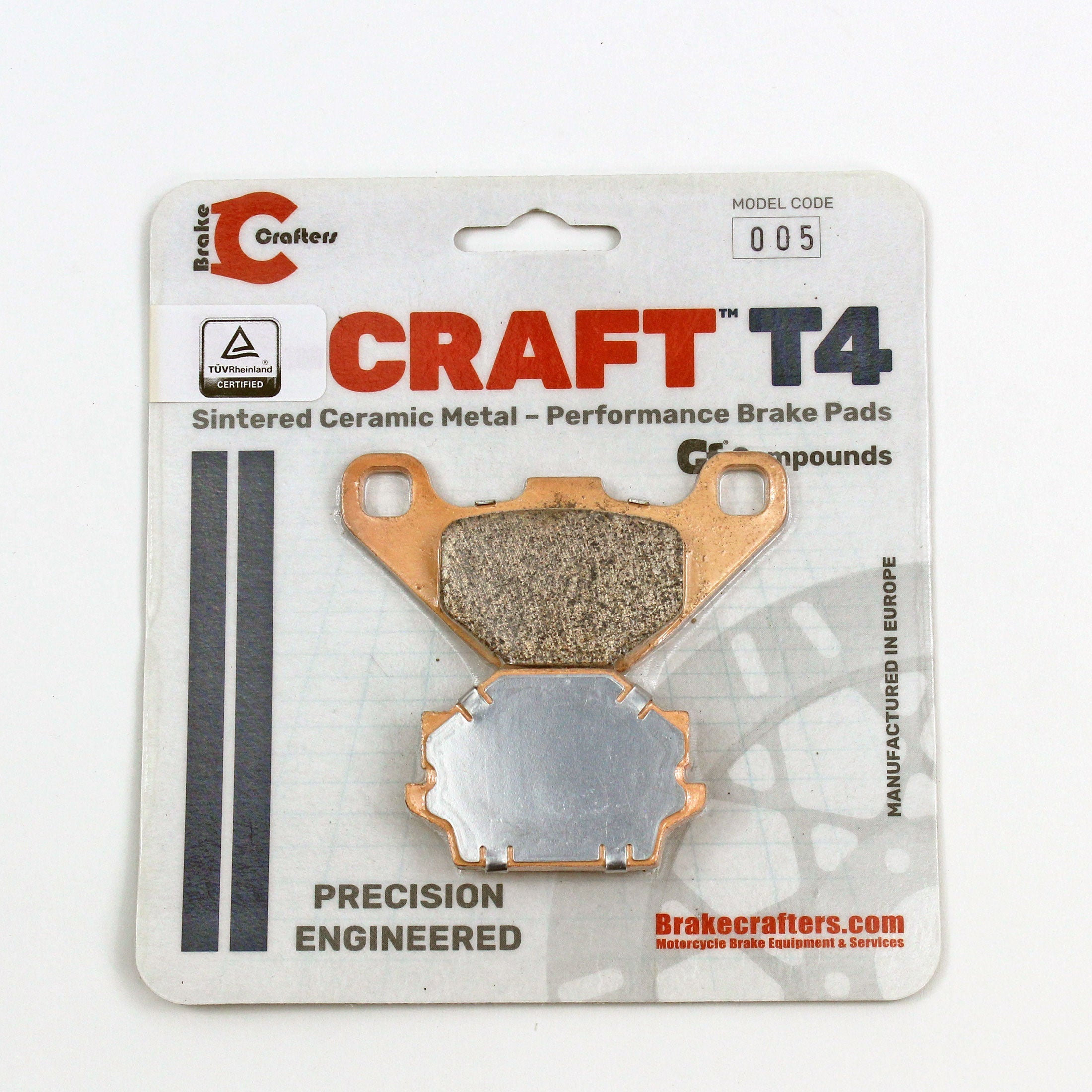 Brake Pads by Craft T4 for 1990-1991 KTM 600:MX-Front