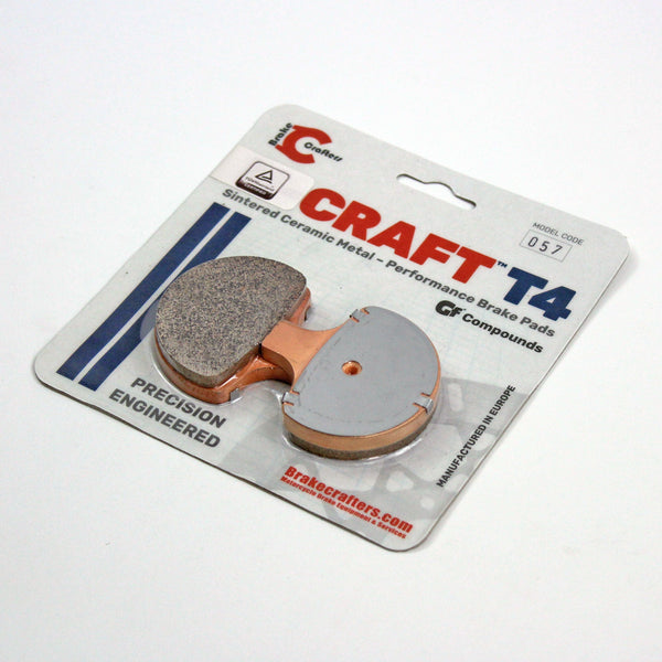Brake Pads by Craft T4 for 1986-1992 Harley-Davidson Low Rider:FXRS-Front