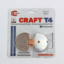 Brake Pads by Craft T4 for 1986 Harley-Davidson Sport Glide:Grand Touring FXRD-Front