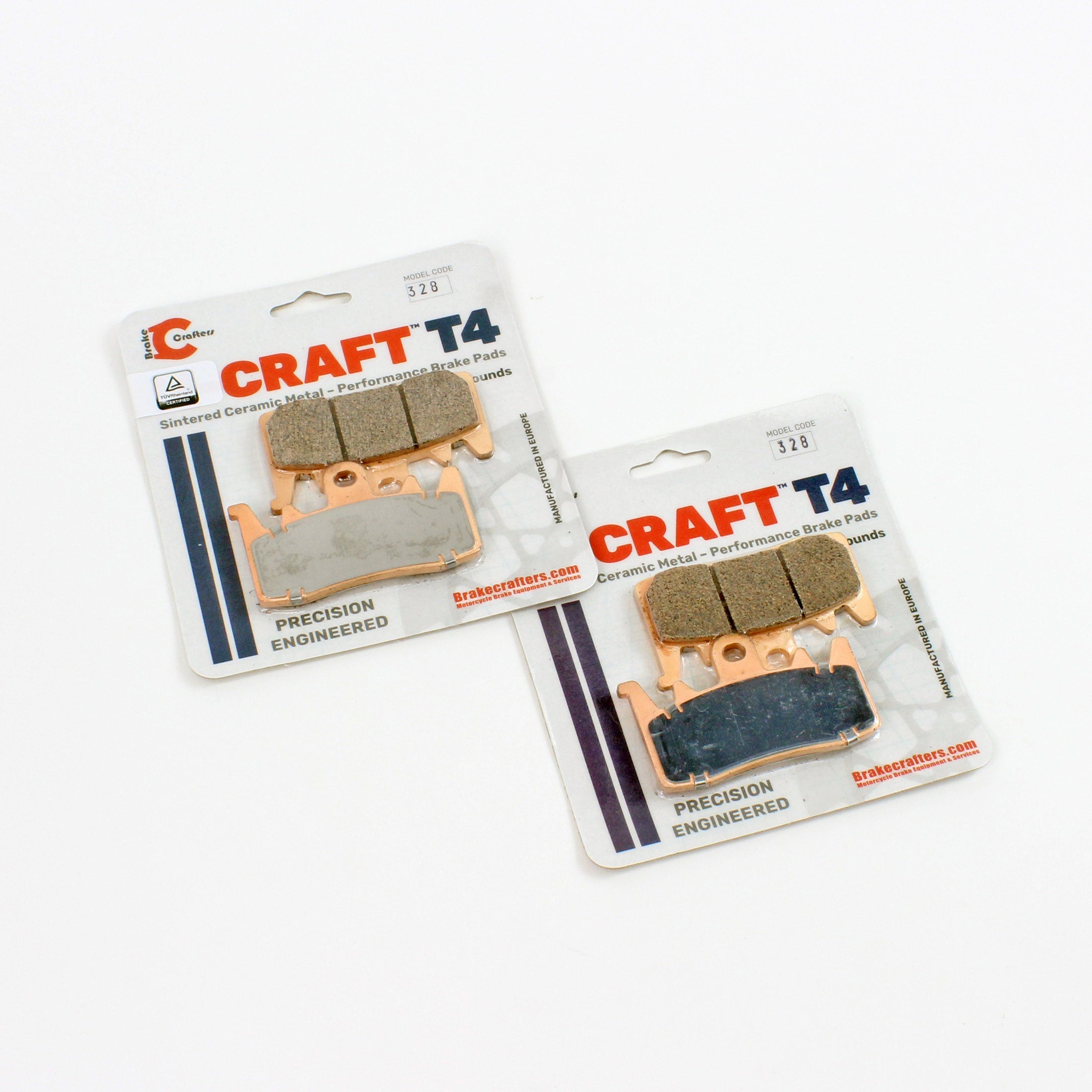 Craft T4-328 Ceramic Front Brake Pads For Brembo Calipers-1 Pair