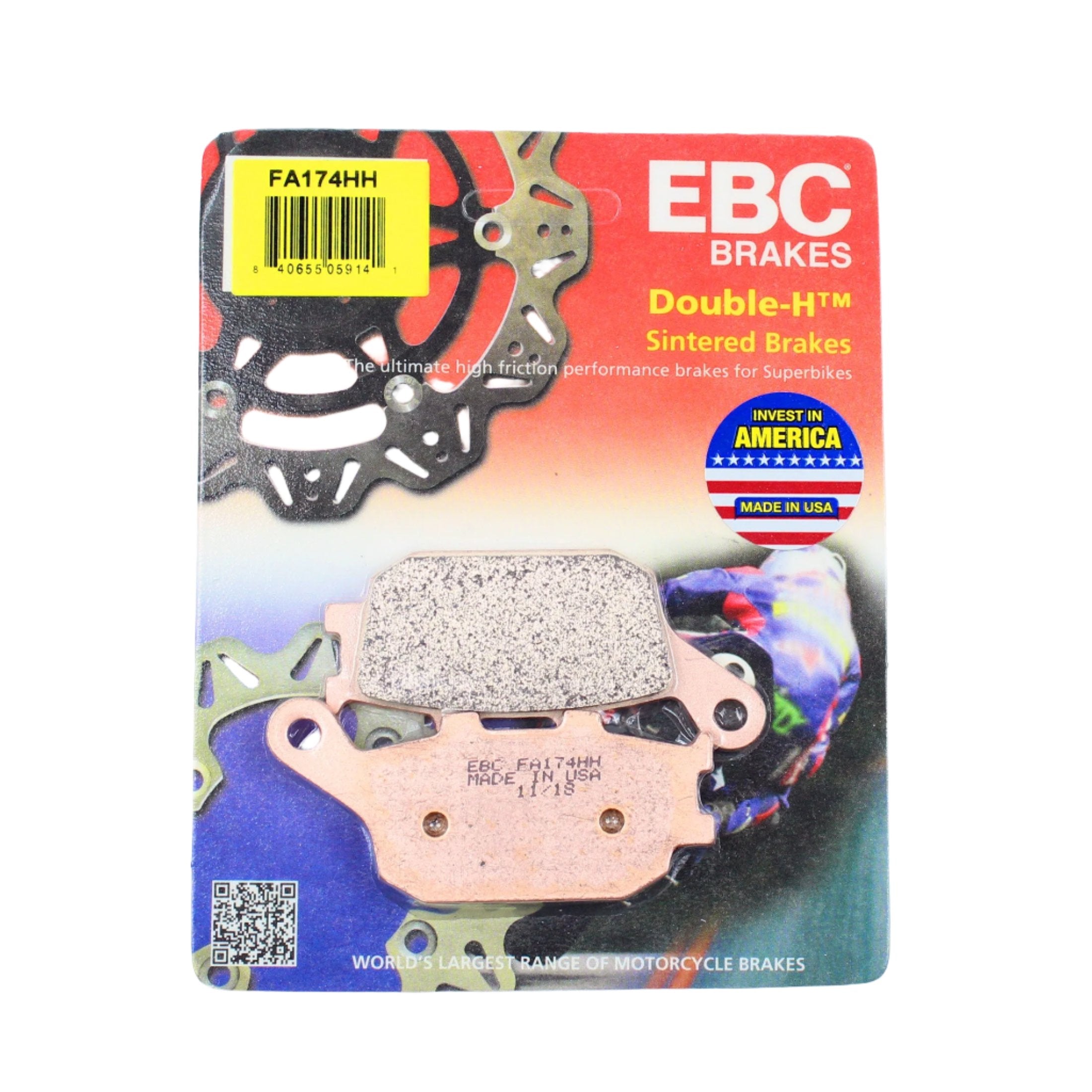 EBC Brake Pads Sintered for 2000-2005 Honda RVT1000R:RC51-Rear