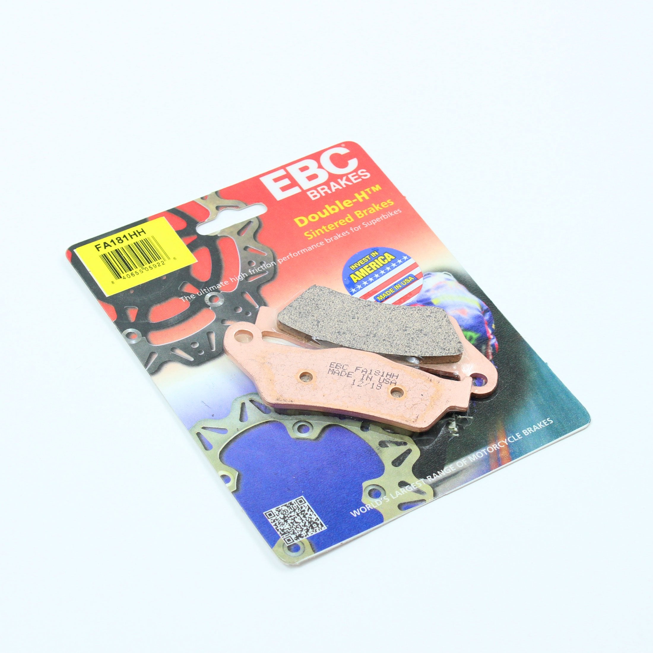 Brakecrafters Brake Pads EBC FA181HH Rated Sintered Brake Pads - 1 Pair