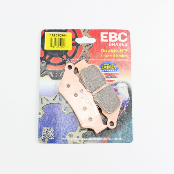EBC Brake Pads Sintered for 2012 BMW F800GS:Triple Black ABS-Front/Rear