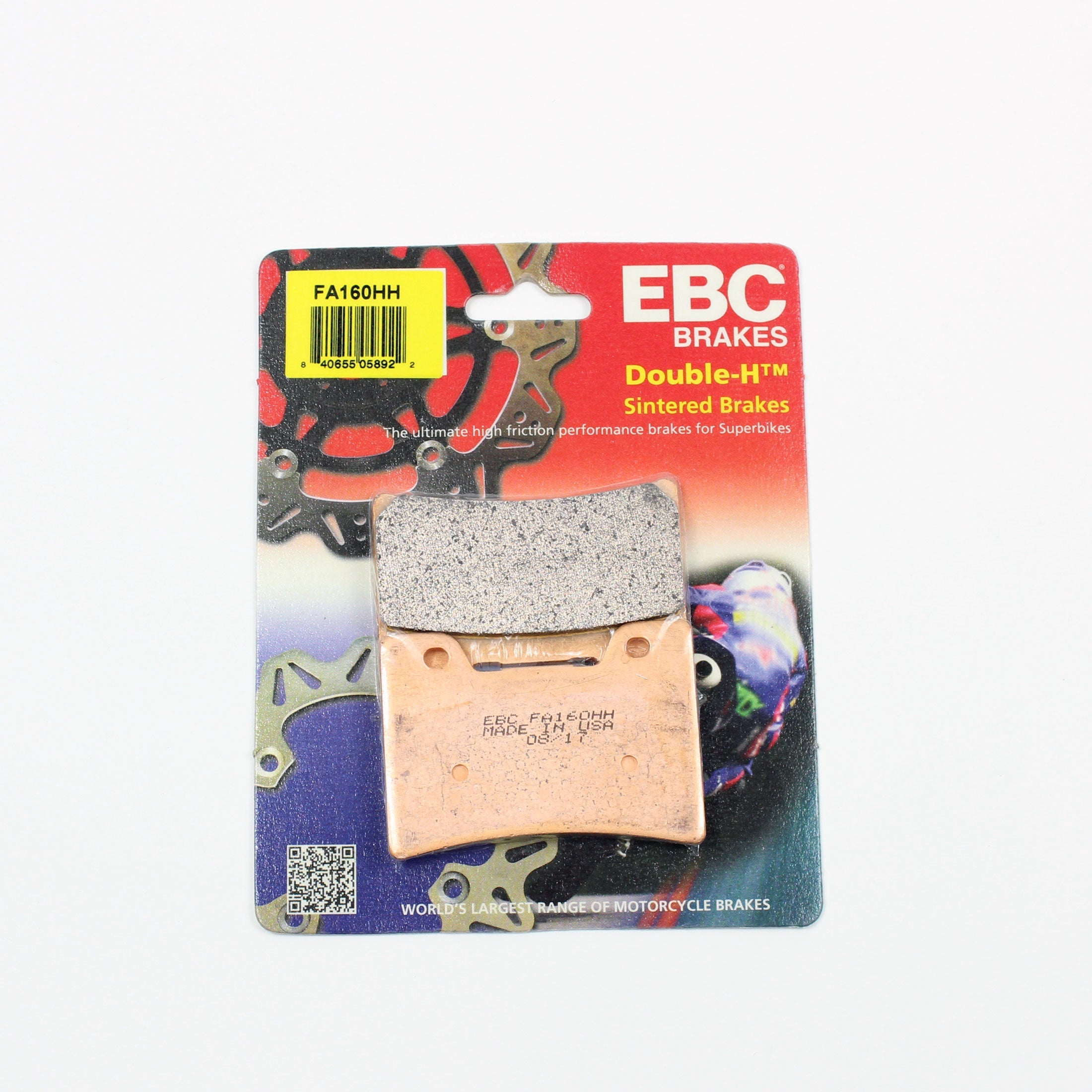 EBC Brake Pads Sintered for 2005 Yamaha Vmax 1200:VMX1200 20th Anniv Limited Ed-Front