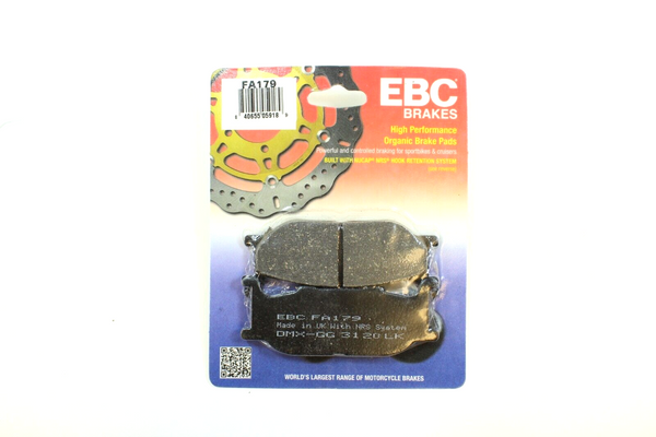 EBC Brake Pads Organic  for 2008-2010 Yamaha Royal Star:XVZ1300CTS Tour Deluxe S-Front