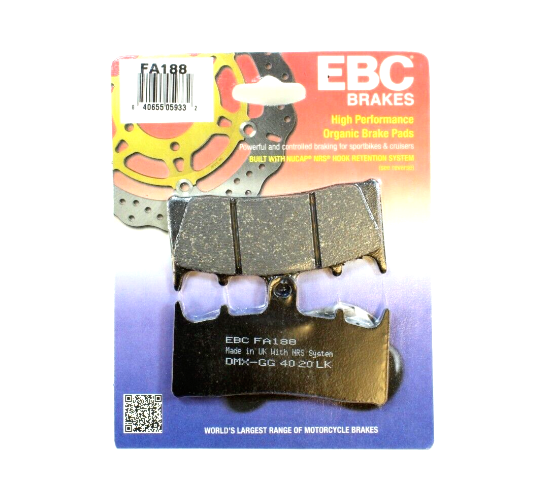 EBC Brake Pads Organic  for 2003 Suzuki Hayabusa:GSX1300RX Anniv-Front