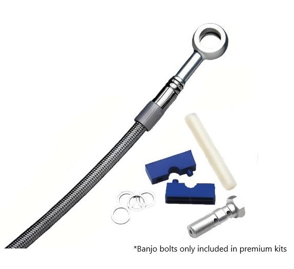 Spiegler Brake Line Kit:1 Rear  Original for 1989-1990 Yamaha FZR600