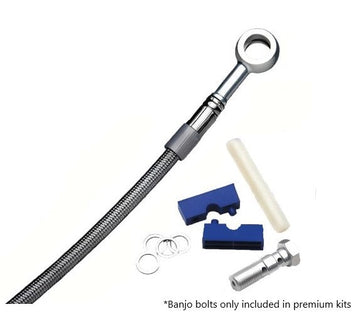 Spiegler Brake Line Kit:2 Front  Only Alternate 2-Line for 1994-1997 Honda Interceptor 750:VFR750F